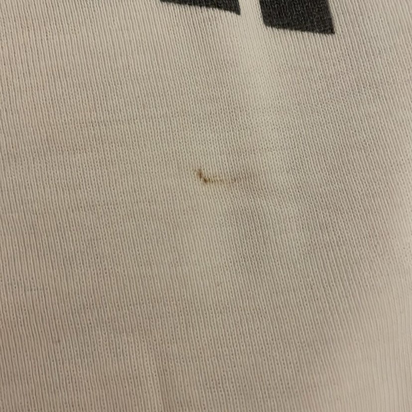 Baskılı Beyaz Kadın Crop - Kısa Kollu, Pamuk - Görsel 4