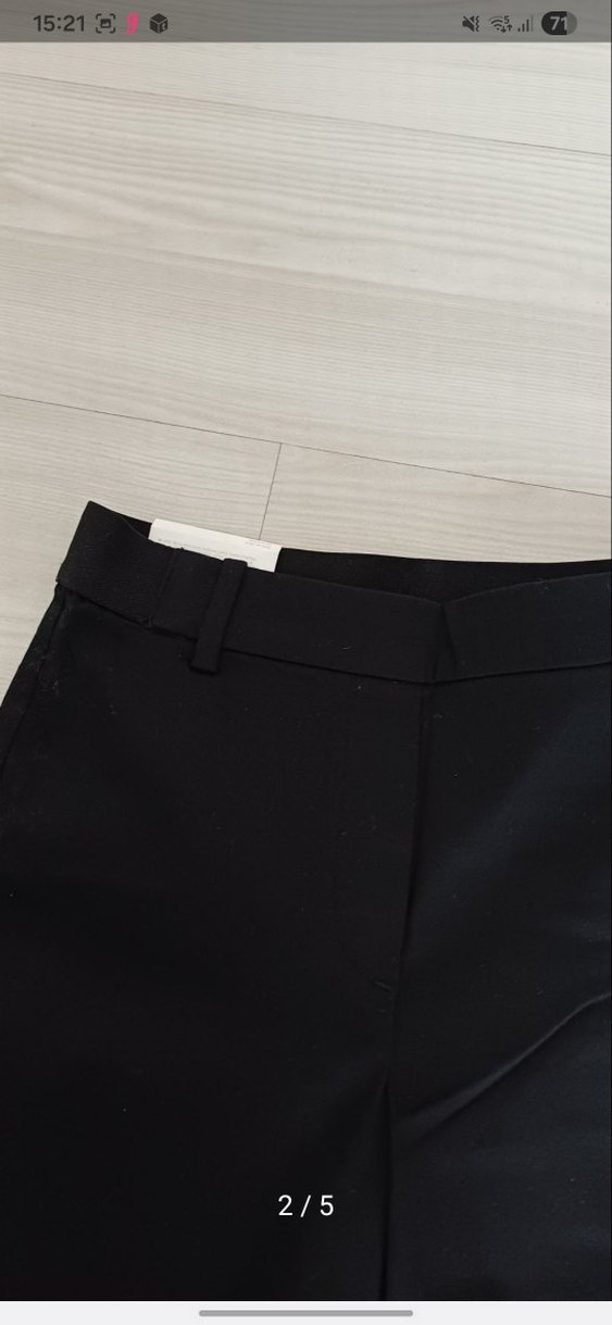 Siyah Kadın Kumaş Pantolon - Görsel 4