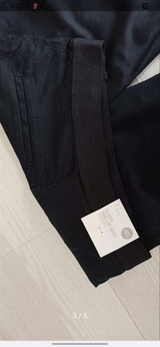 Siyah Kadın Kumaş Pantolon - Görsel 5