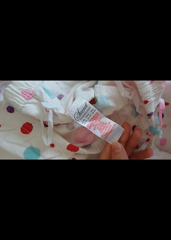 Renkli Puantiyeli Bol Kesim Pazen Kumaş Pijama Altı - Görsel 2