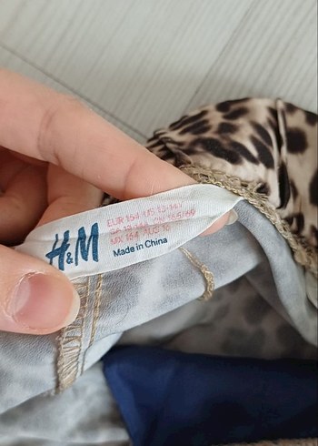 Kiz Cocuk Kahverengi Leopar Desenli Kumaş Pantolon - Görsel 2