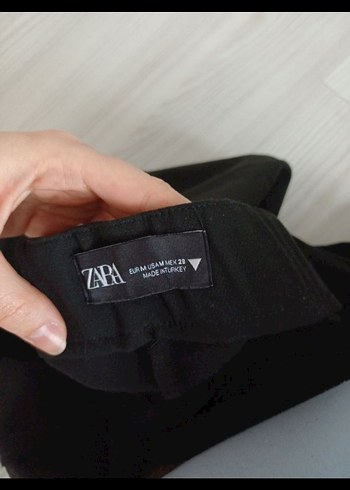 Siyah Kadın İspanyol Paça Pantolon - Görsel 2