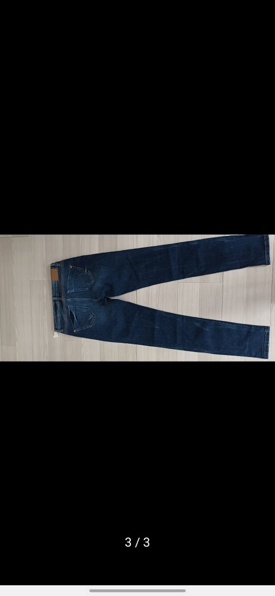 Kadın Lacivert Denim Jean - Görsel 3