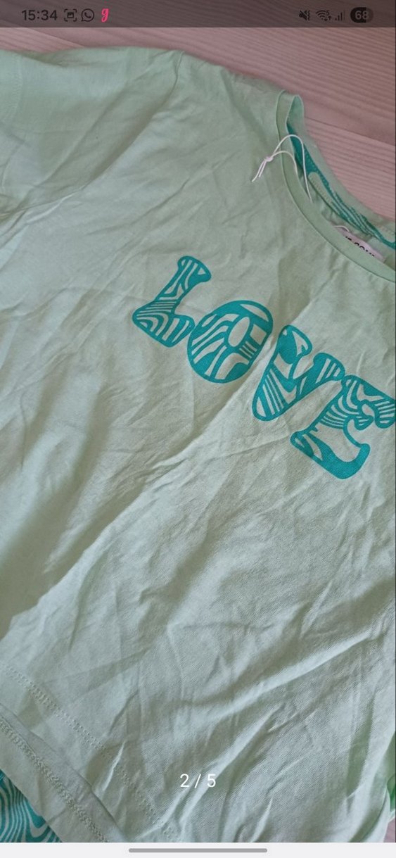 Turkuaz Bağlamalı Desenli Kadın Pijama Takımı - Görsel 2