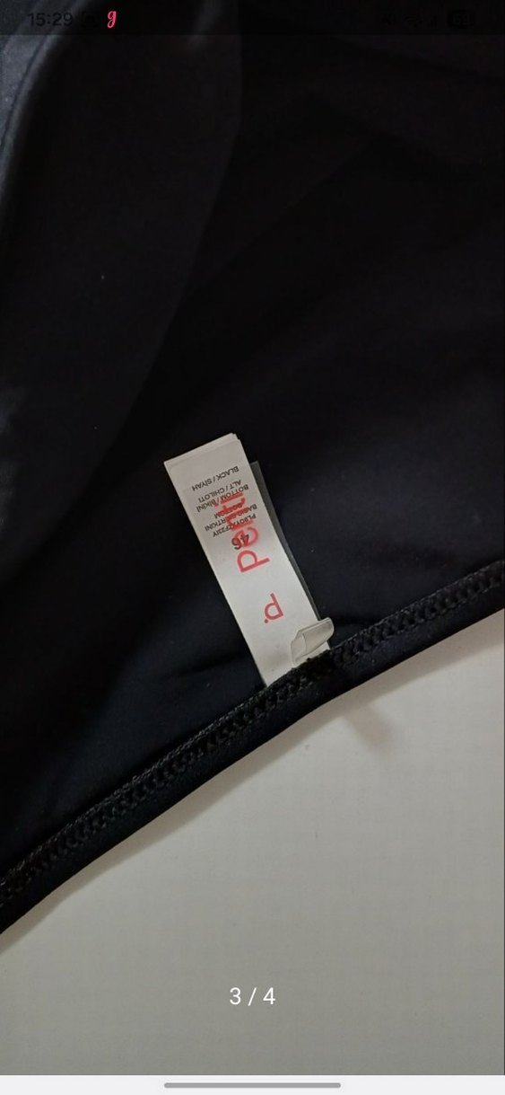 Siyah Fırfırlı Bikini Altı - Görsel 3