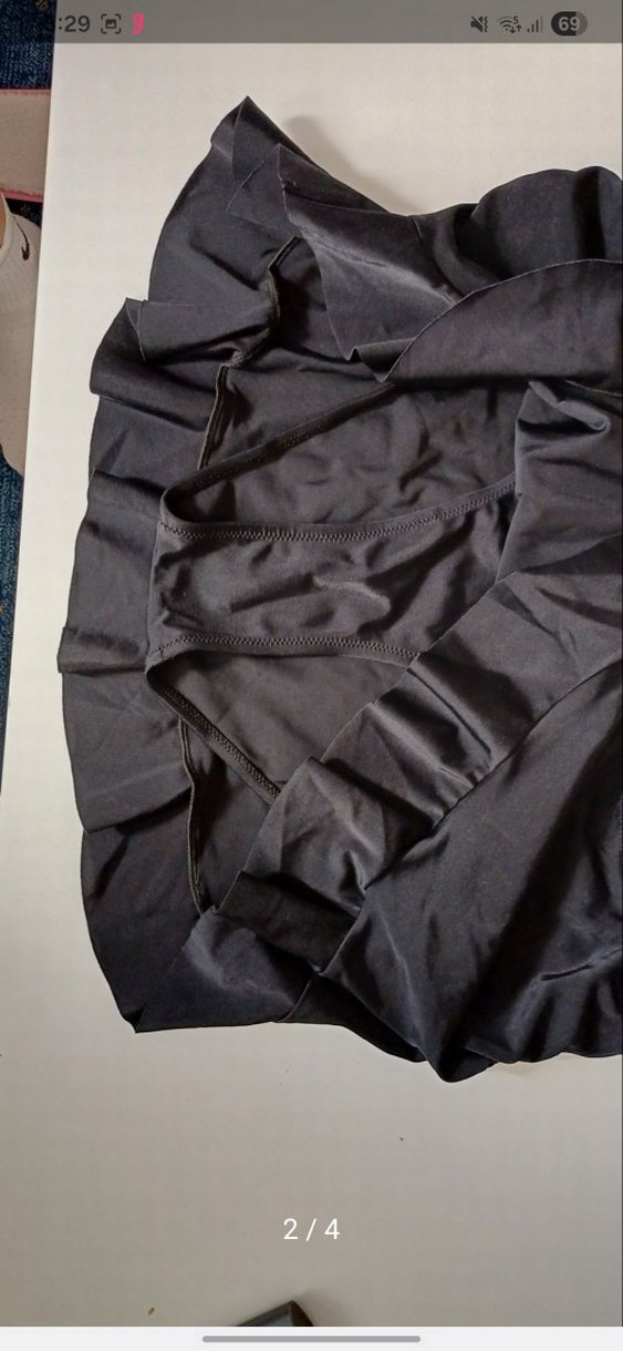 Siyah Fırfırlı Bikini Altı - Görsel 2