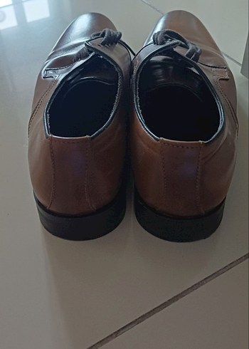 Bej Modern Klasik Erkek Deri Ayakkabı - Görsel 4