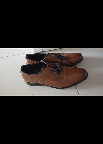 Bej Modern Klasik Erkek Deri Ayakkabı - Görsel 3