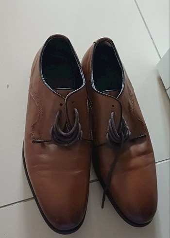 Bej Modern Klasik Erkek Deri Ayakkabı - Görsel 2