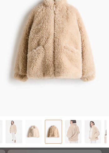 H&M bebek taşıma peluş mont - Görsel 3