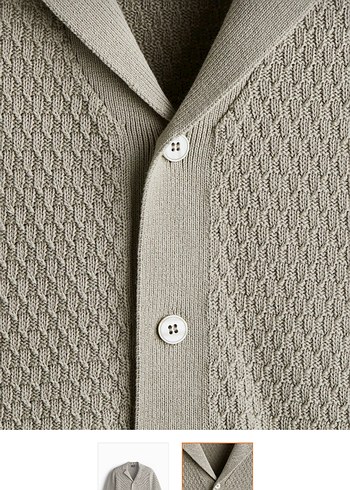 H&M triko yelek gömlek - Görsel 2