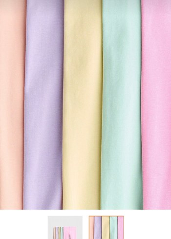 H&M Kız Çocuk Pastel Renkli Pamuklu Tayt Seti - Görsel 2