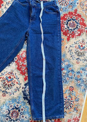 36 Beden mavi Renk Geniş Kesim Midi Kadın Kot Pantolon LCW modest
