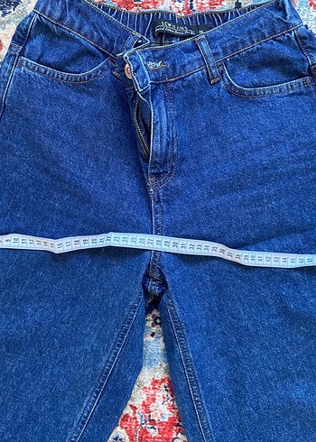 LC Waikiki Geniş Kesim Midi Kadın Kot Pantolon LCW modest
