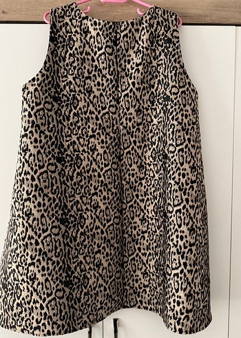 HM Kadın Leopar Desenli Kolsuz Elbise - Görsel 3