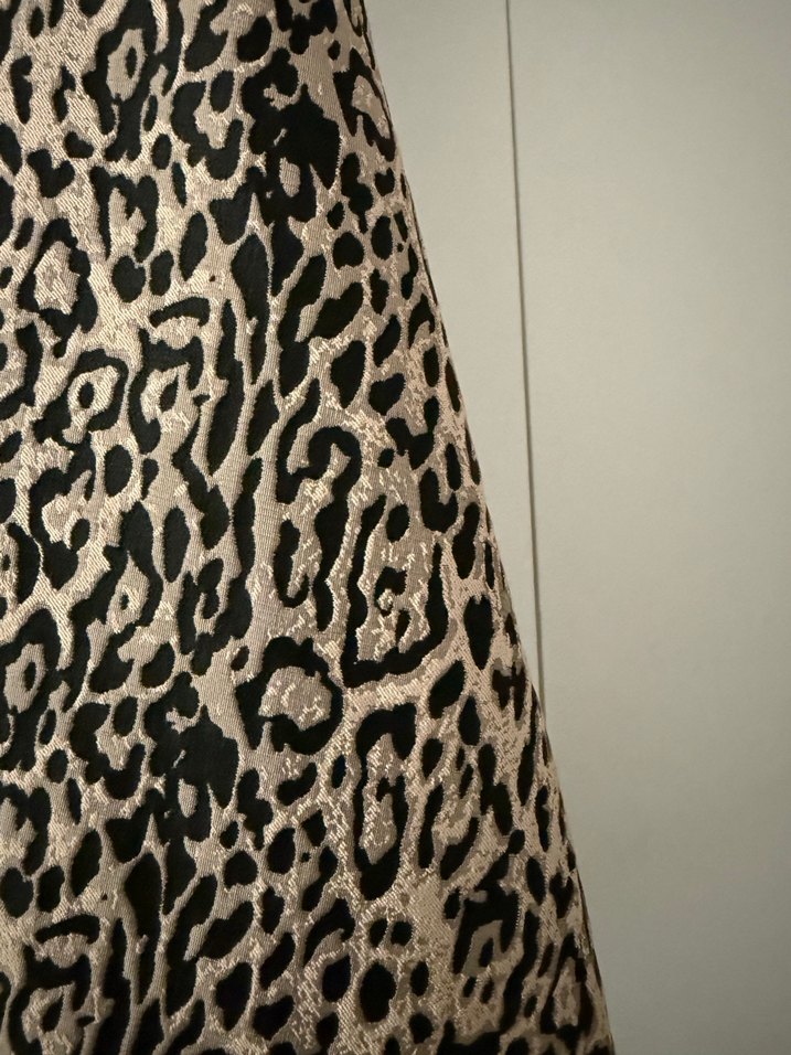 HM Kadın Leopar Desenli Kolsuz Elbise - Görsel 4