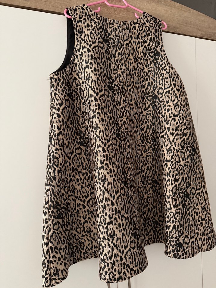 HM Kadın Leopar Desenli Kolsuz Elbise - Görsel 2