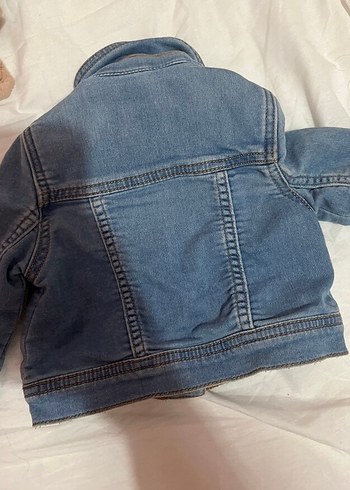 Gap Düğmeli bebek Mavi kot Ceket