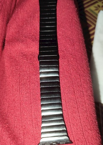 siyah Metal Erkek akıllı Saat Kayışı stainles steel marka - Görsel 5