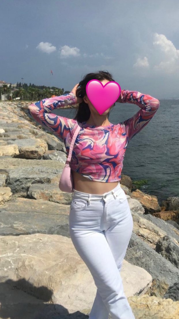 Bisiklet yaka crop - Görsel 2