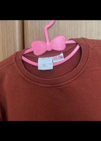 Kız Çocuk Kahverengi Uzun Kollu Triko Elbise - Görsel 2