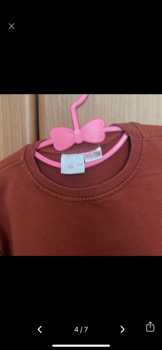 Kız Çocuk Kahverengi Uzun Kollu Triko Elbise - Görsel 2