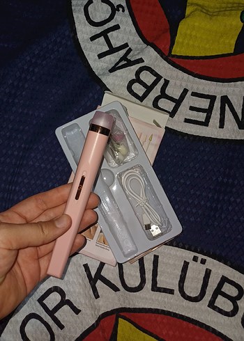Pembe Elektrikli Tırnak Bakım Seti