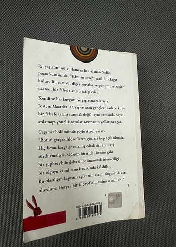 Beden Sofie'nin Dünyası - Jostein Gaarder