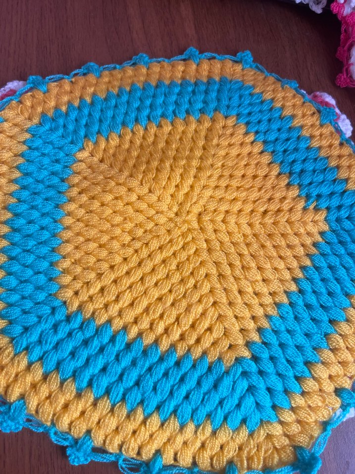 Renkli Örgü Banyo Süngeri - Görsel 2