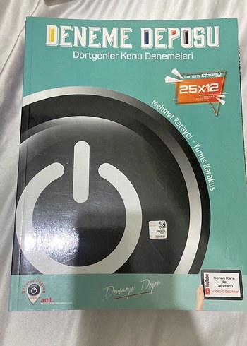 TYT-AYT set -deneme deposu, acil matematik,geometrinin kara k. - Görsel 5