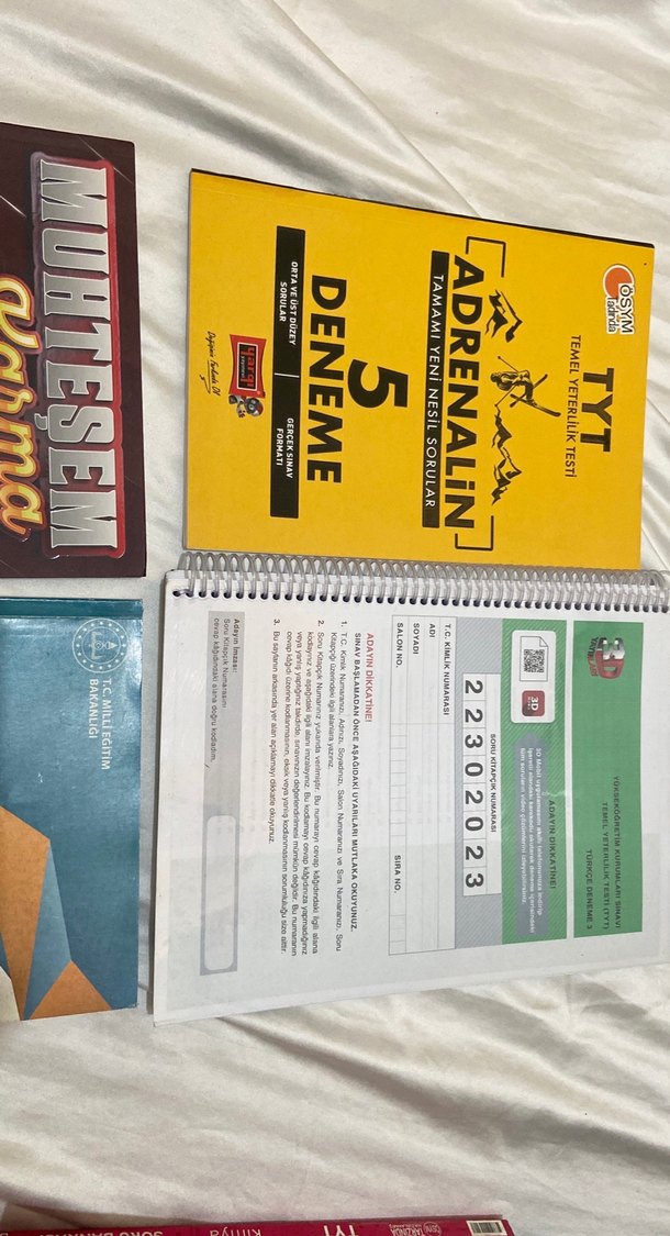 TYT deneme kitabı seti - fizik hediyeli - Görsel 3