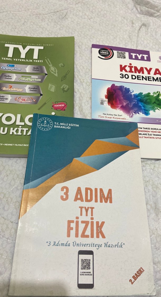 TYT Biyoloji Soru Kitabı metin yayınları ve TYT Kimya miray - Görsel 2