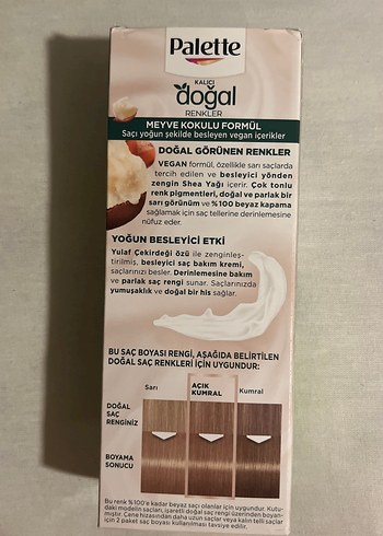 Palette Kalıcı Doğal Renkler Saç Boyası 8-0 Bal Köpüğü - Görsel 2