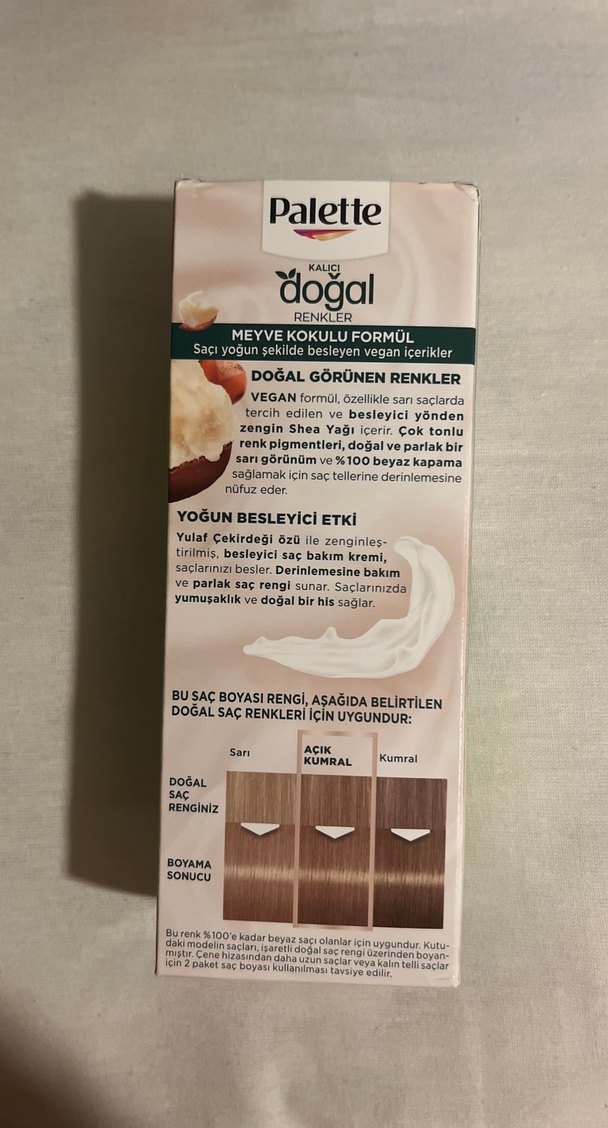 Palette Kalıcı Doğal Renkler Saç Boyası 8-0 Bal Köpüğü - Görsel 2