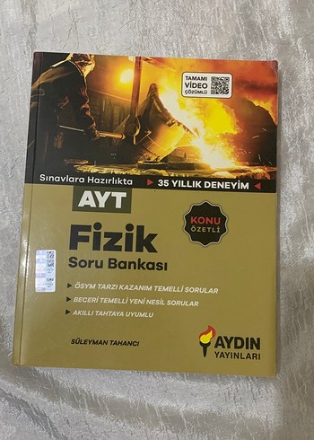 AYT Fizik Soru Bankası - Aydın Yayınları