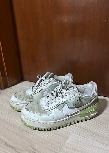 39 Beden Nike Kadın Air Force 1 Shadow Yeşil Ayakkabı