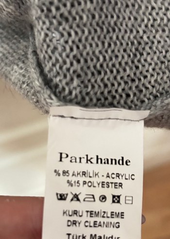 Diğer Gri Uzun Örgü Kadın Hırka