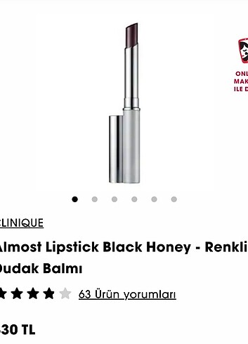 Clinique Almost Lipstick Black Honey - 