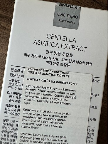  Beden One Thing Centella Asiatica Extract