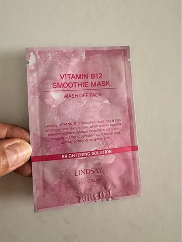Vitamin B12 Ice Smoothie Mask