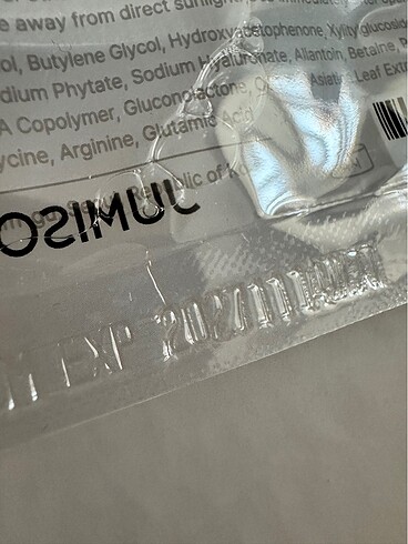 Beden Jumiso Hyaluronic Acid Water Plumping Mask
