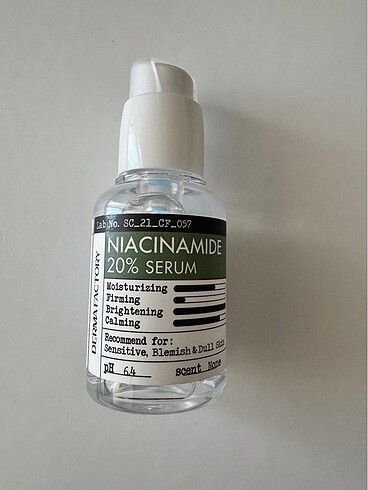 Diğer Derma Factory NIACINAMIDE SERUM