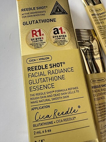 Beden VT Cosmetics REEDLE SHOT® FACIAL RADIANCE GLUTATHIONE ESSENCE