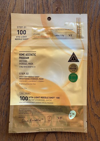 VT Cica Reddle Shot 100 2 Adımlı Hidrojel Maske