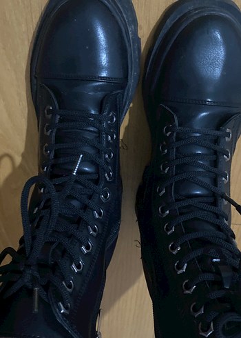 Kadın Siyah Deri Gotik Stiletto Botlar