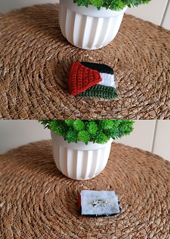 Renkli Nakışlı Broş