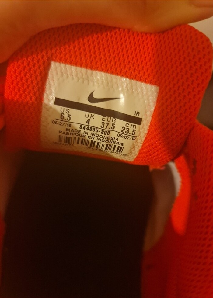 Nike air 37.5 orjinal nar çiçeği - Görsel 2