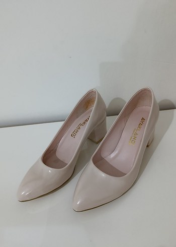 37 Beden ten rengi Renk Bej Minimalist Stiletto Topuklu Kadın Ayakkabı