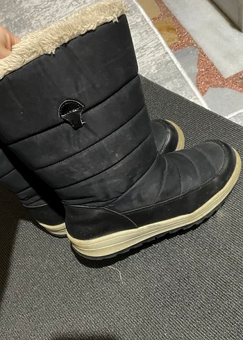 Siyah Kürklü Kadın Kışlık Bot - Görsel 2