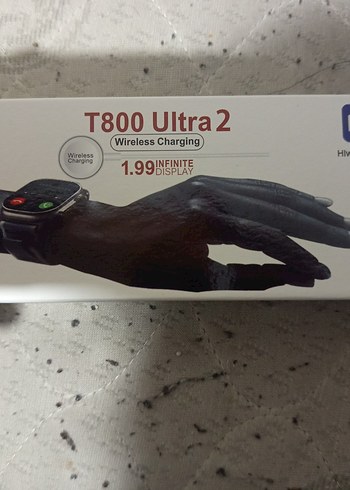 Turuncu Kayışlı Gri Akıllı Saat - Görsel 2